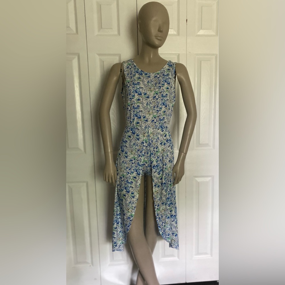 Emmett jordan Blue Floral Jumpsuit/Romper